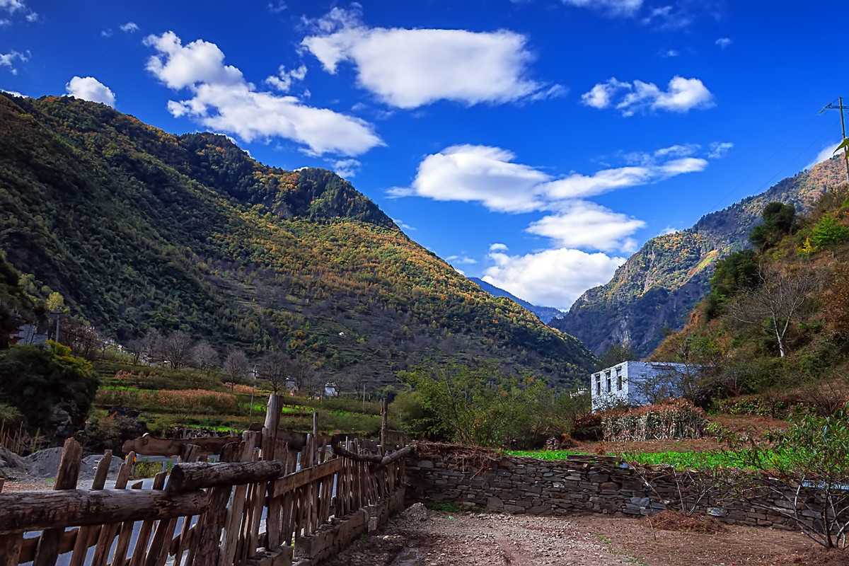 川西风光  《丹巴牦牛谷》