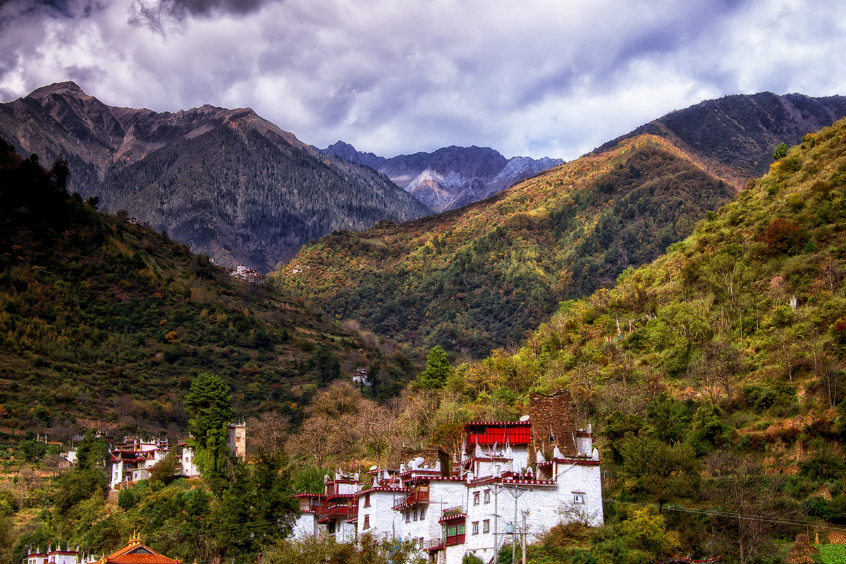 川西风光  《丹巴牦牛谷》