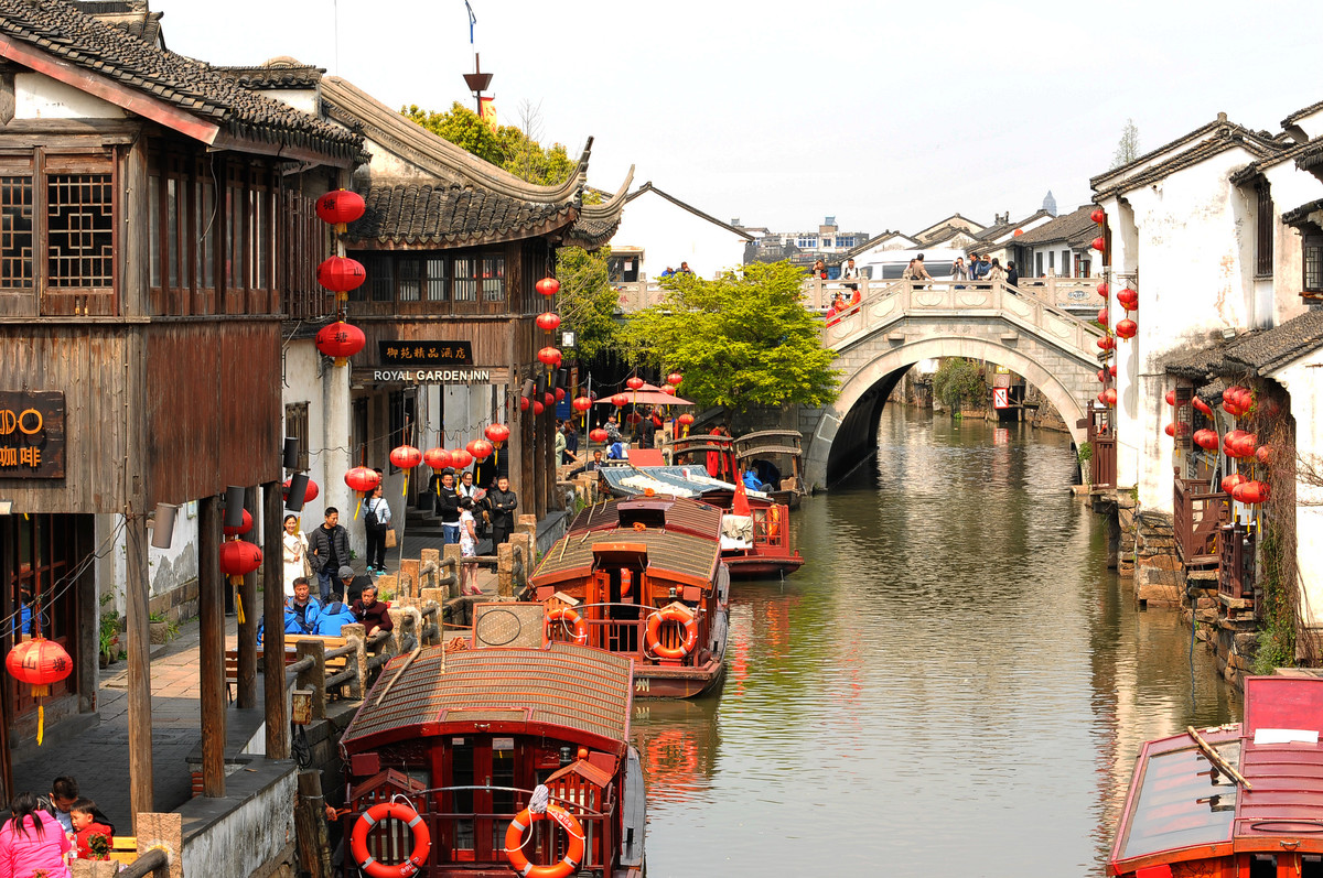 苏州行七里山塘街景