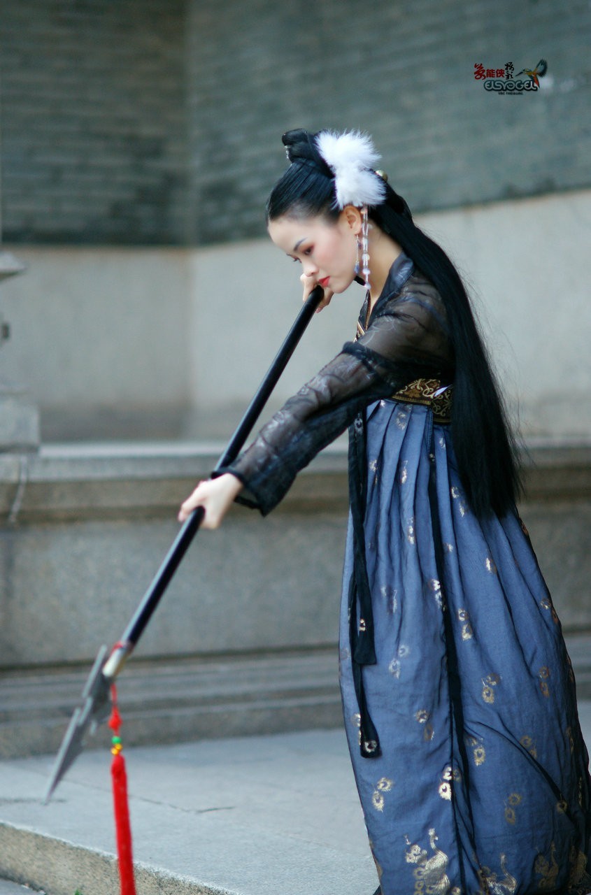 【古装·黑衣侠女】---楚微-中关村在线摄影论坛