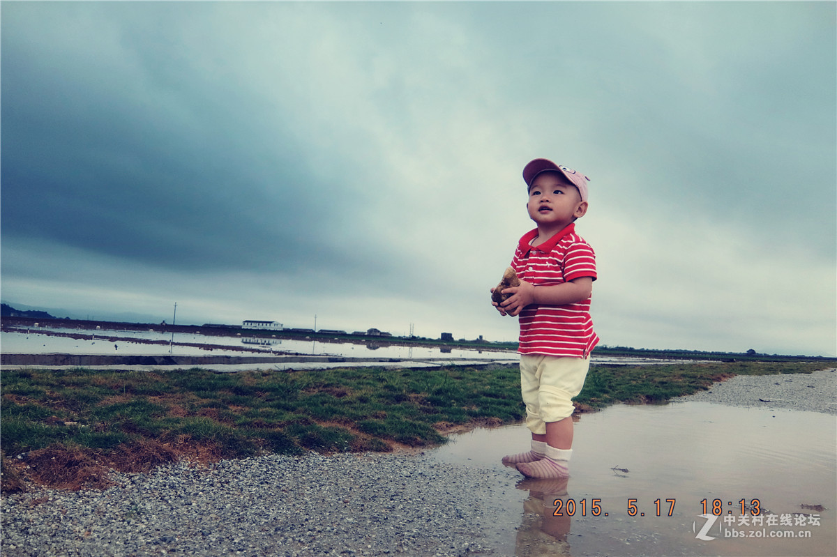 雨后嬉戏