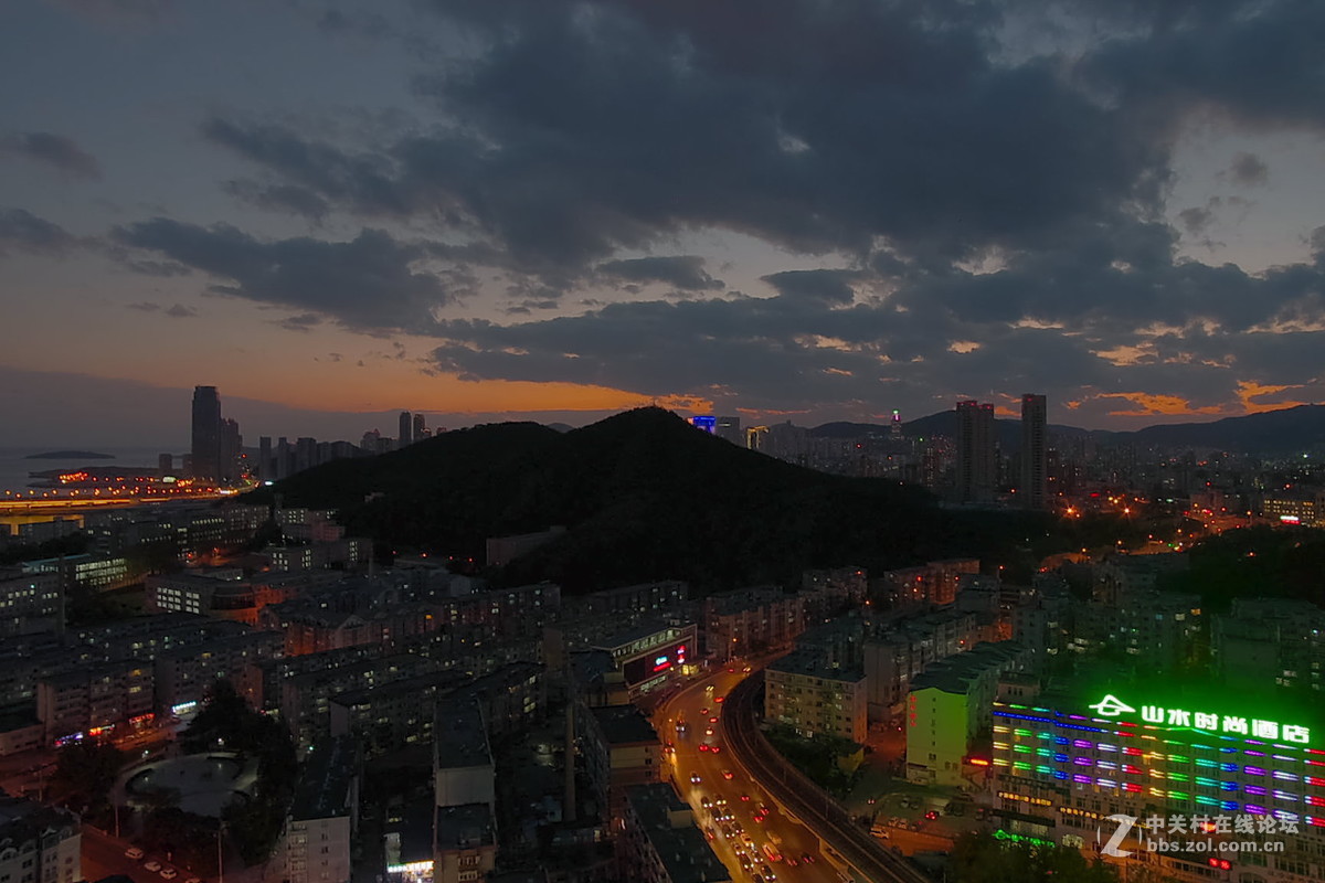 黑云压城城愈美，再拍黑石礁入夜