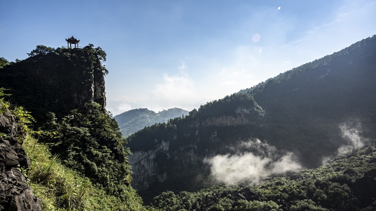 武隆鸡尾山略影