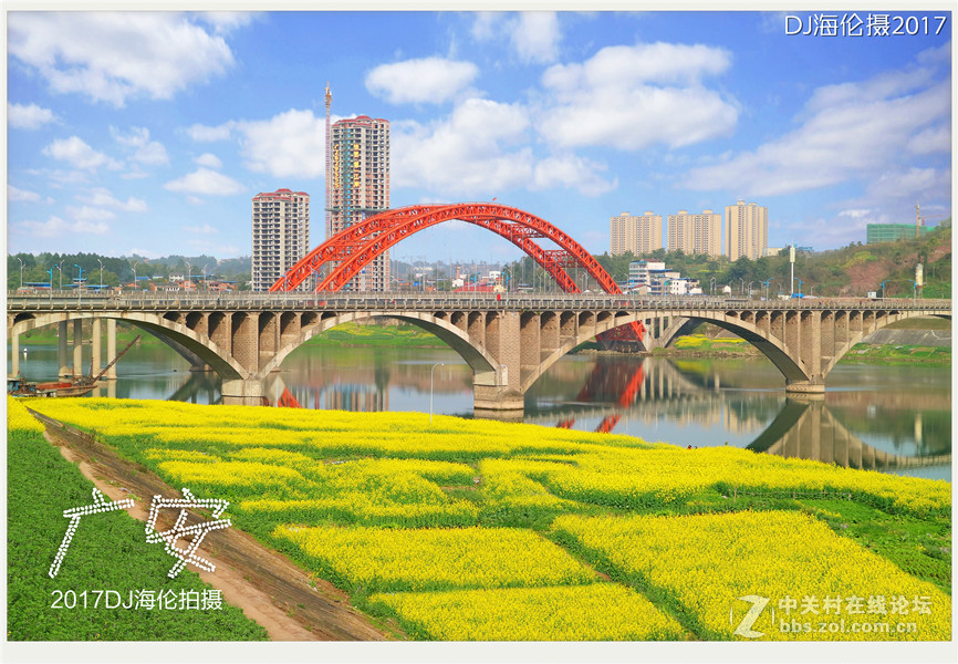 卡片转m3新手试机四川广安城北河边油菜花