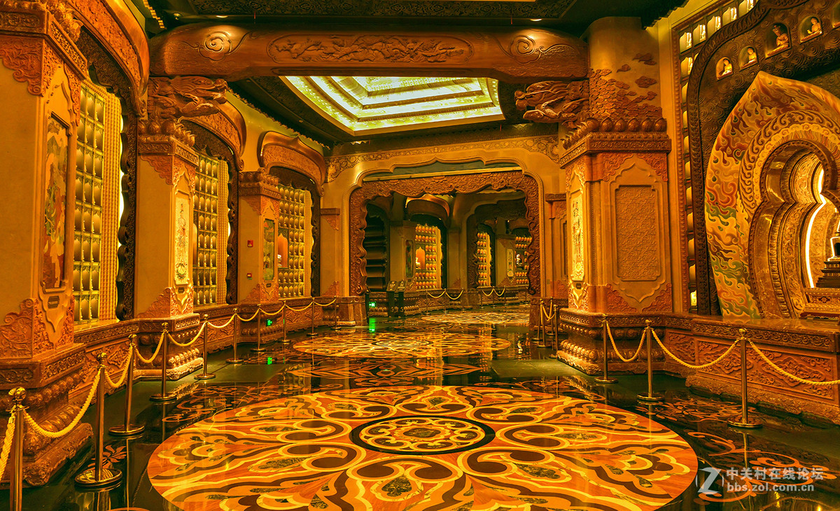 牛首山佛顶宫内景掠影