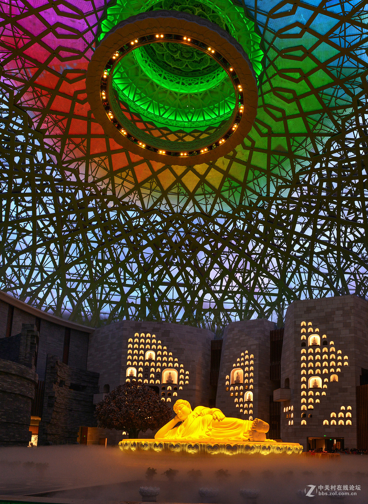 牛首山佛顶宫内景掠影