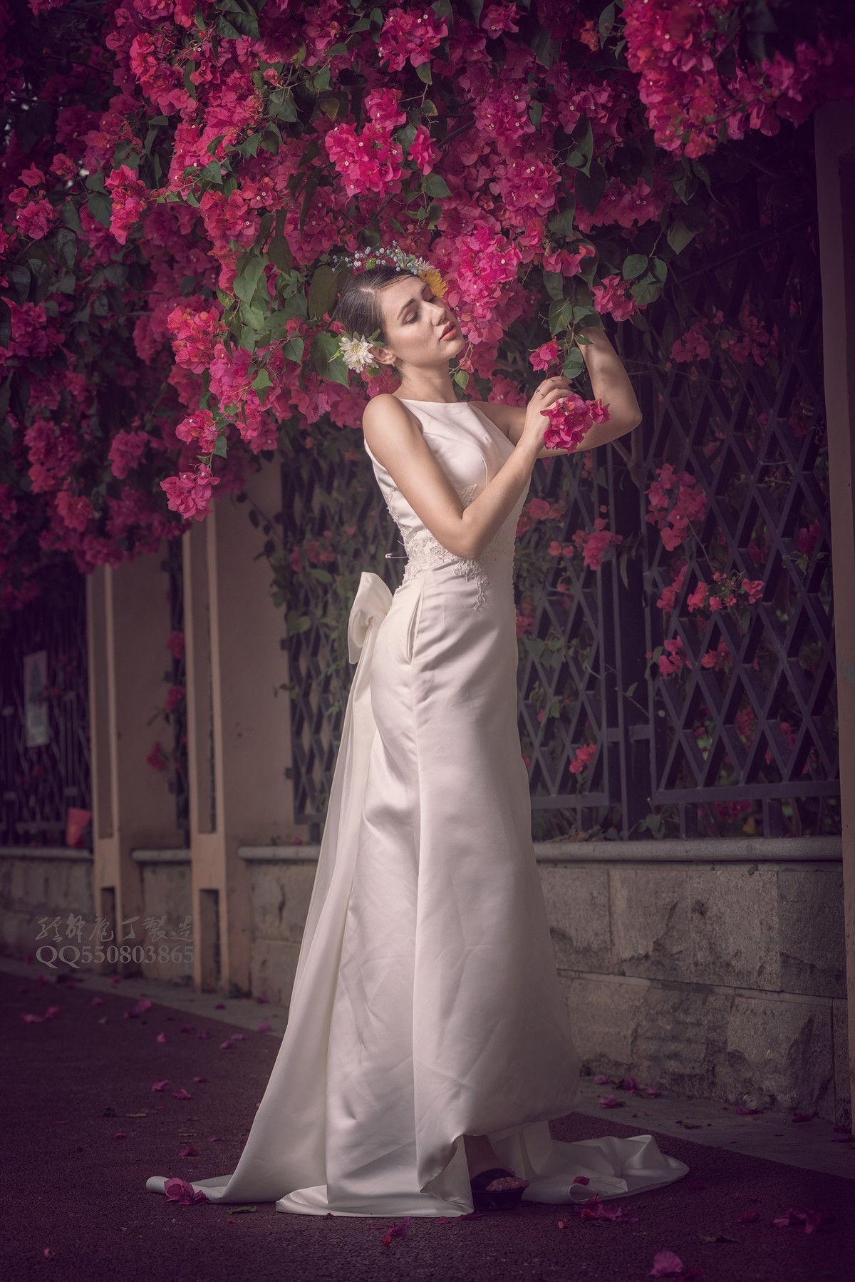 待到春来三月三， 满城尽飞紫亚兰。