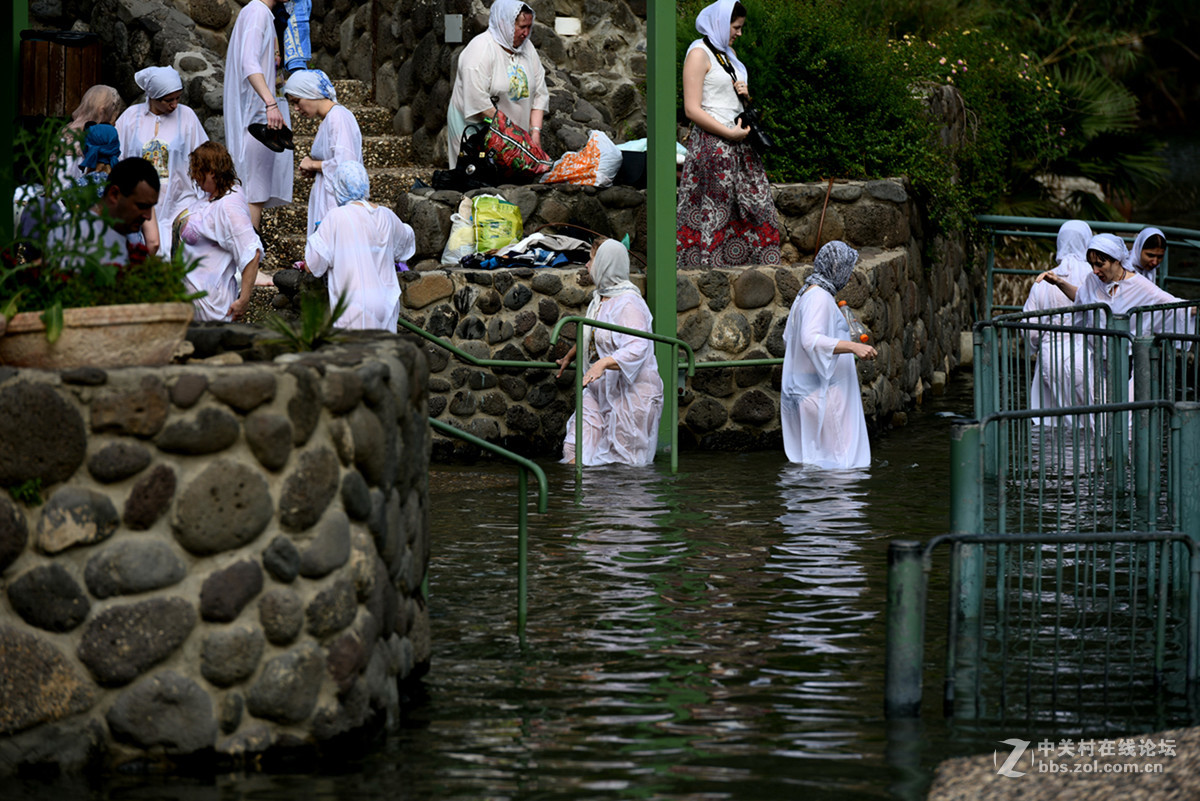 以色列之旅约旦河洗礼