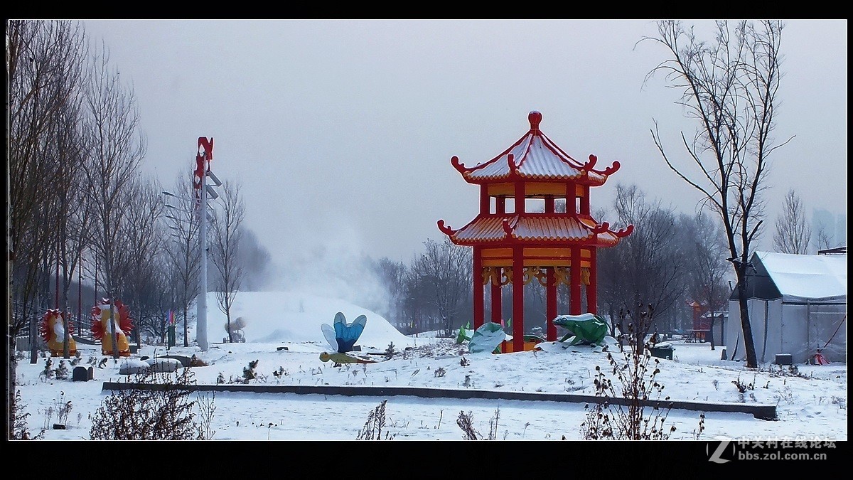 雾霾天气拍什么？人工造雪进行时！