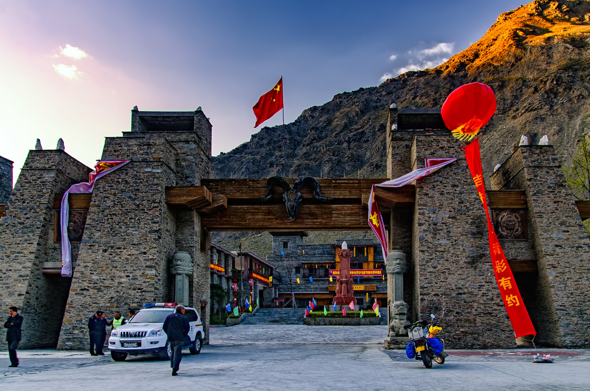 川西阿坝州风光 《汶川羌人谷》