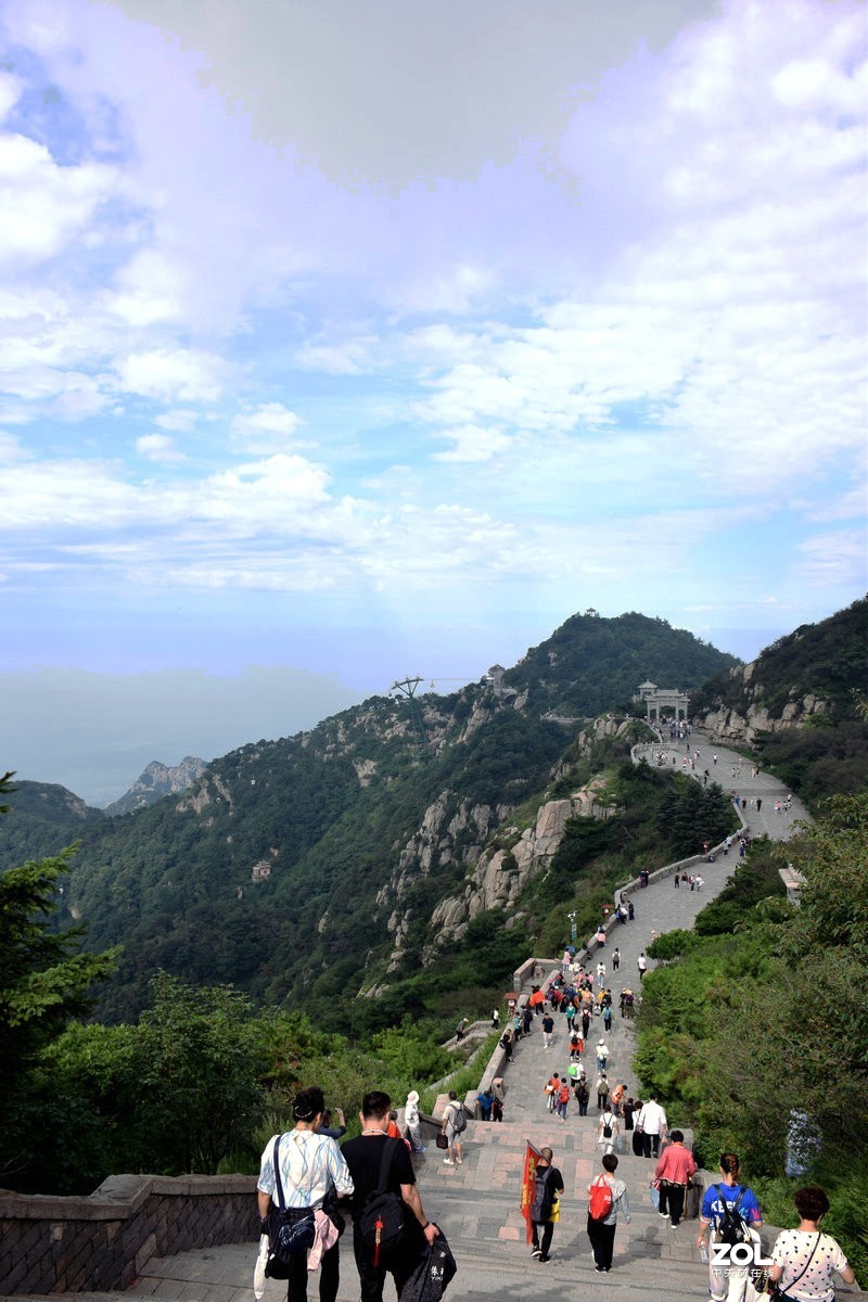 岱顶天街---玉皇顶    一路风光