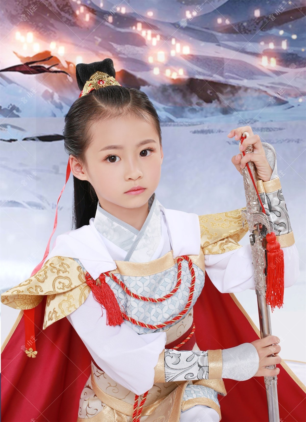 宫小主木兰古装儿童艺术照