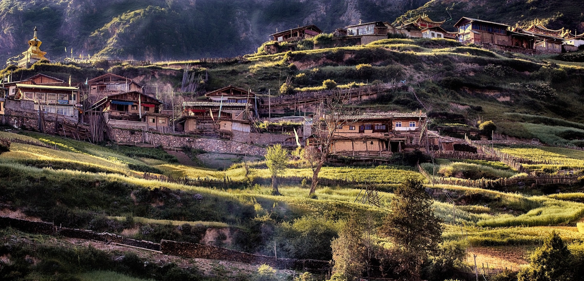 甘南行-桃平羌寨若尔盖县城尕扎那郞木寺