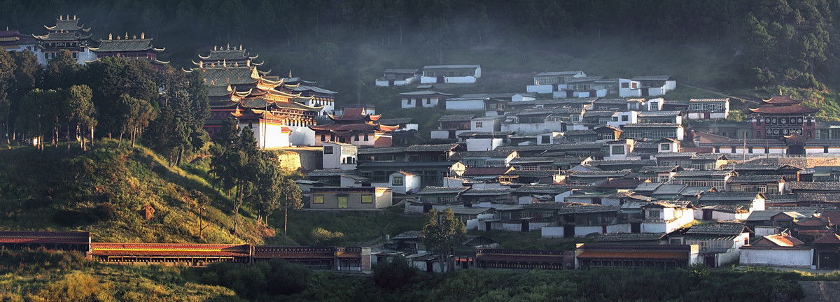 甘南行-桃平羌寨若尔盖县城尕扎那郞木寺
