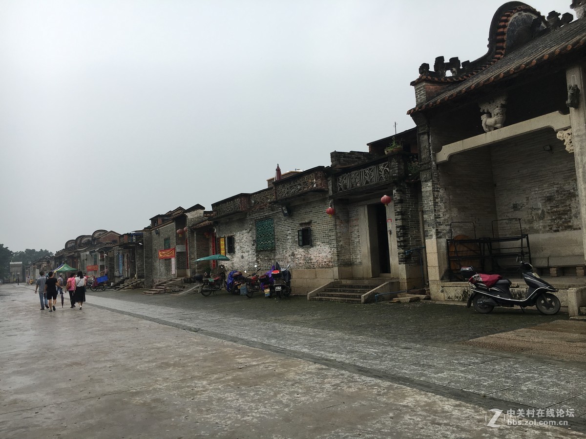 淅淅沥沥的塱头古村