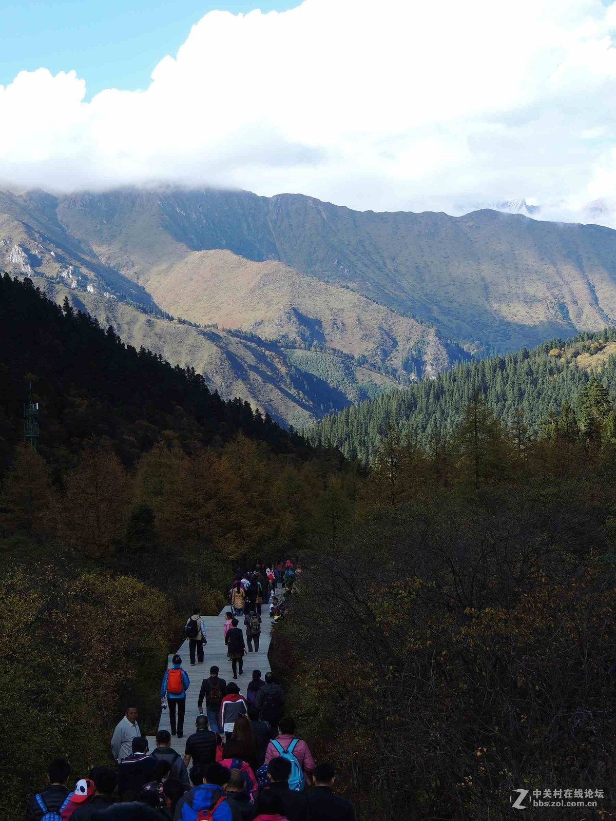 十月九寨沟之山