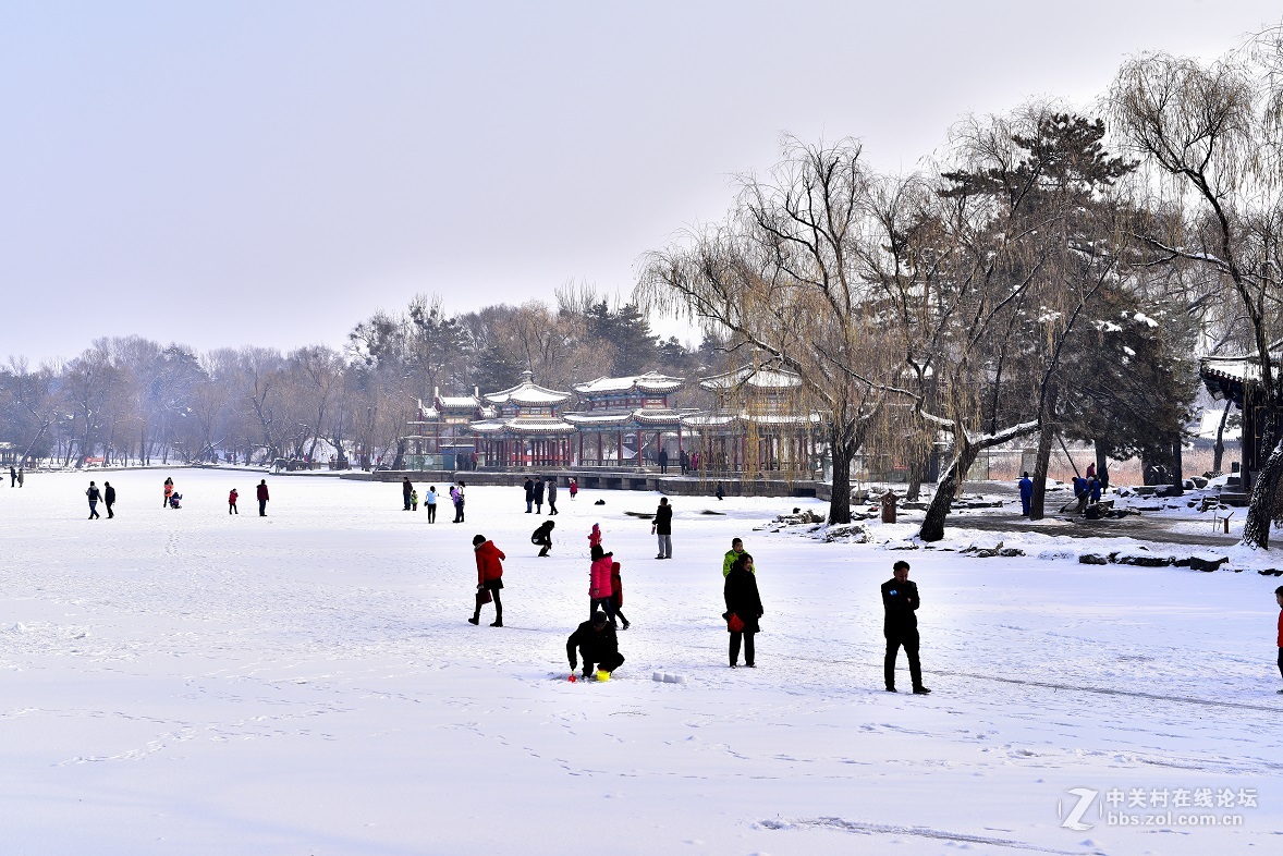承德避暑山庄冬雪