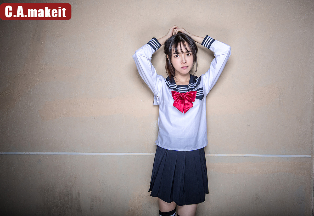 《同一天空下III——蔚蓝幻想》——广角JK外拍灯人像