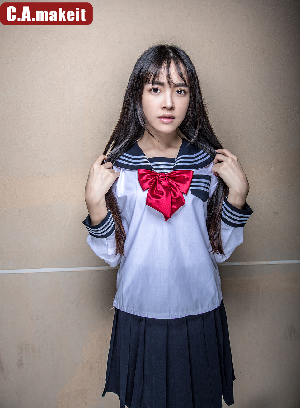 《同一天空下III——蔚蓝幻想》——广角JK外拍灯人像