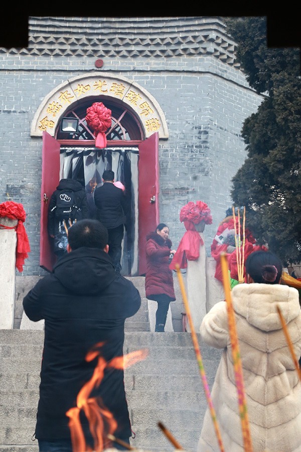 正月里的湛山寺