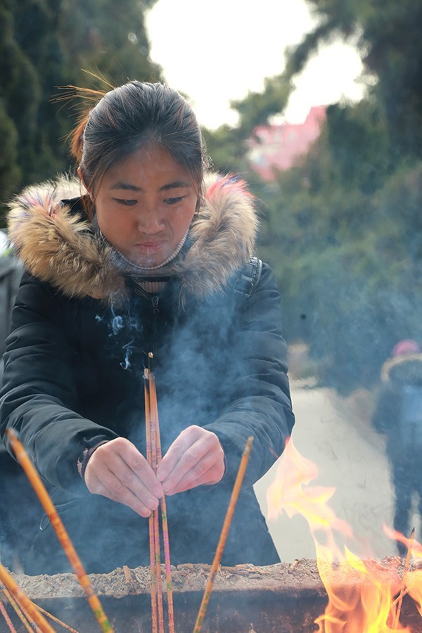 正月里的湛山寺