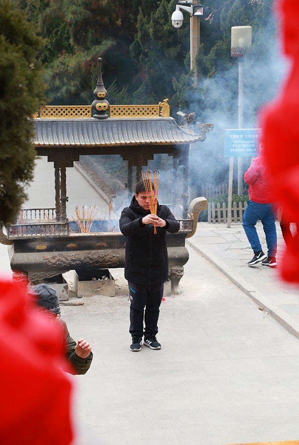正月里的湛山寺