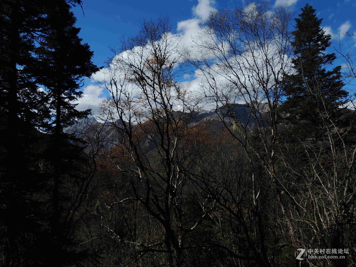 十月九寨沟之山