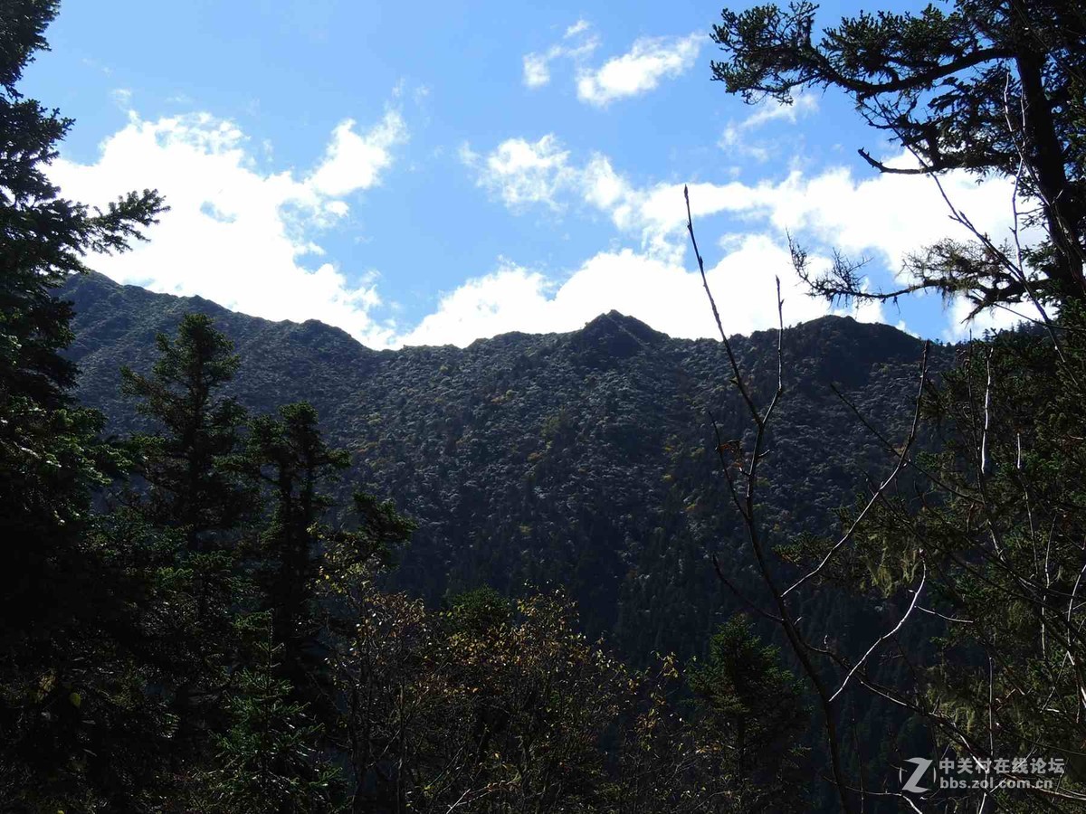 十月九寨沟之山