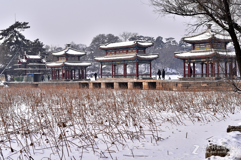 承德避暑山庄冬雪