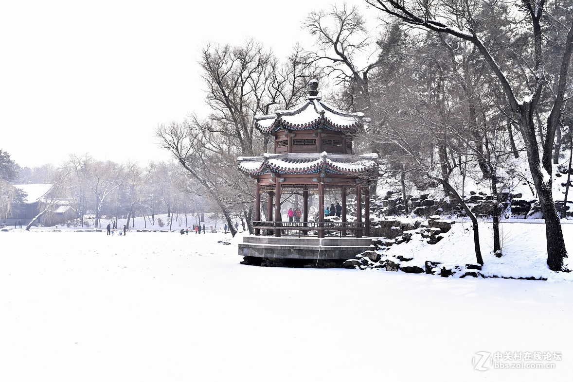 承德避暑山庄冬雪