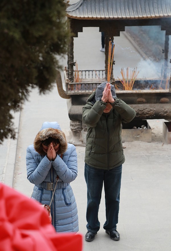 正月里的湛山寺