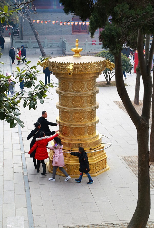 正月里的湛山寺