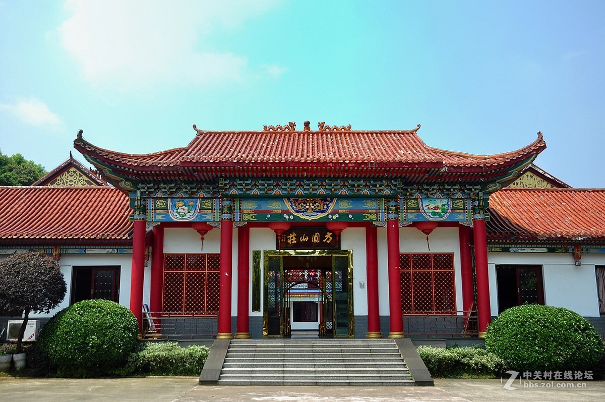 长沙郊外方圆山庄古典建筑