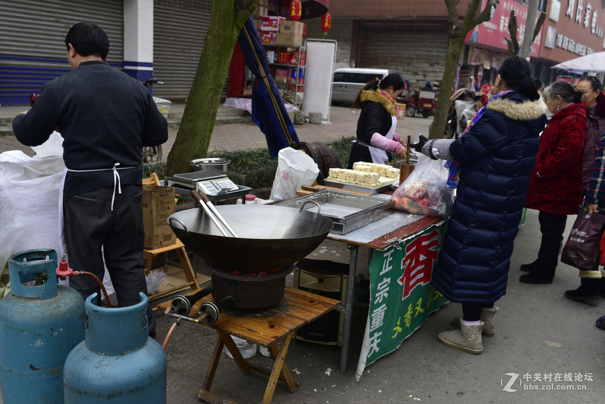 广汉南兴镇2017年1月春节场景