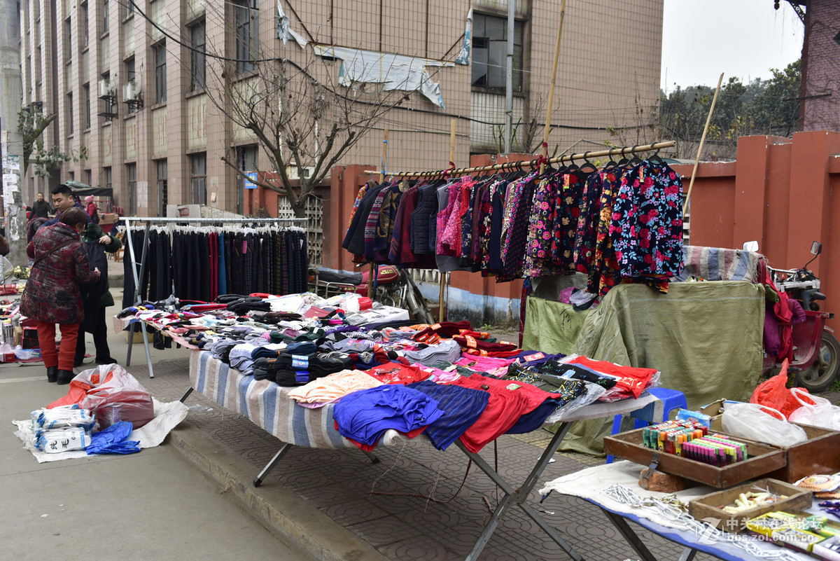 广汉南兴镇2017年1月春节场景