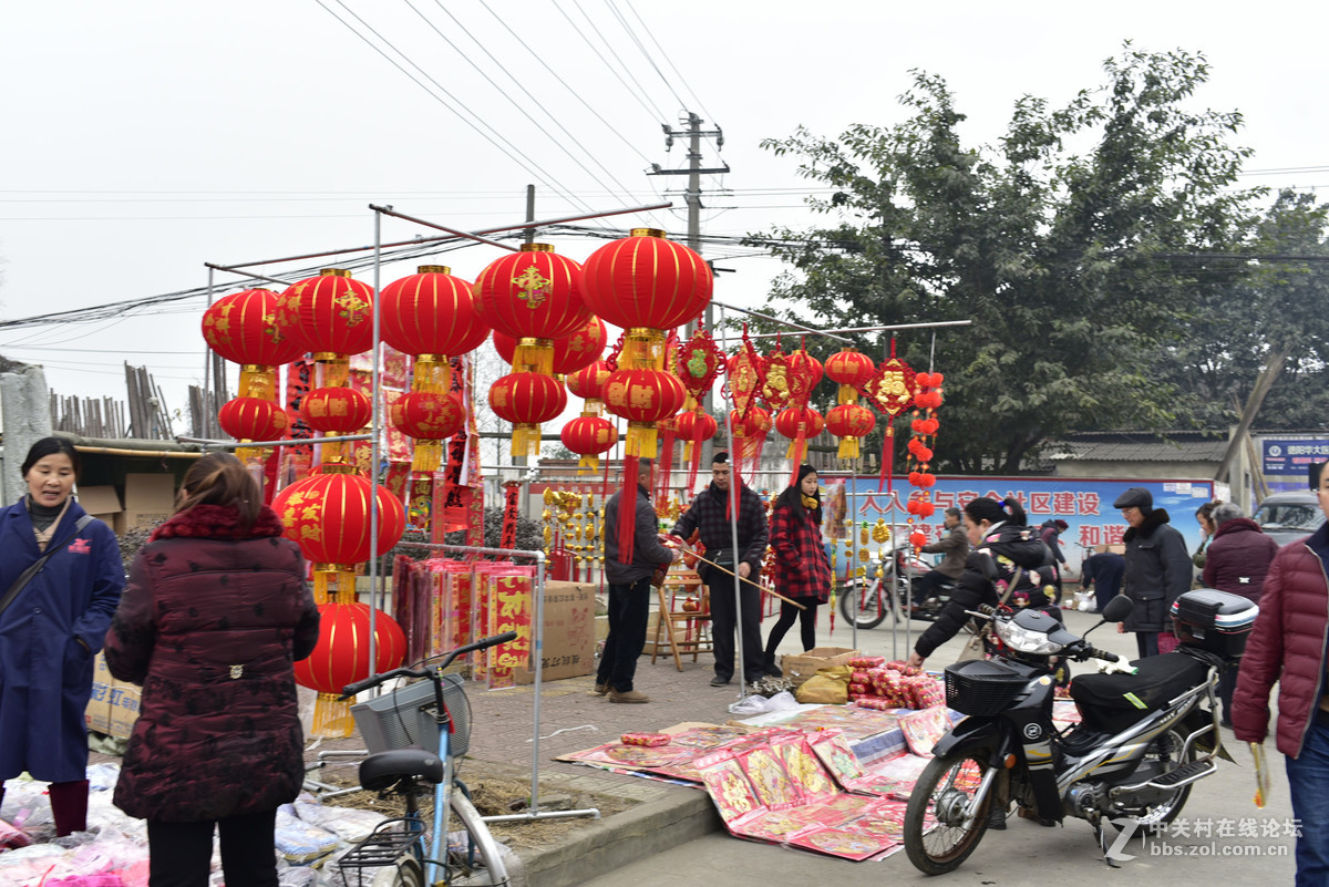 广汉南兴镇2017年1月春节场景