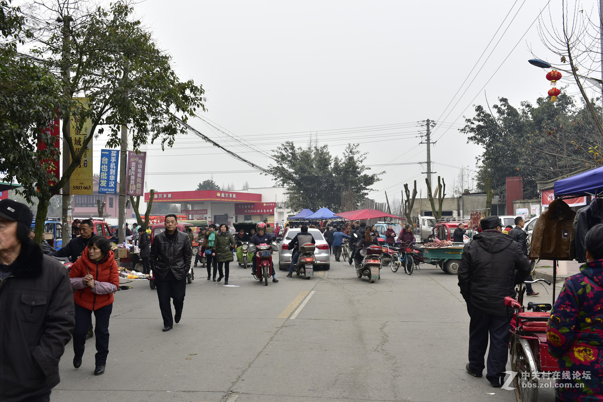 广汉南兴镇2017年1月春节场景