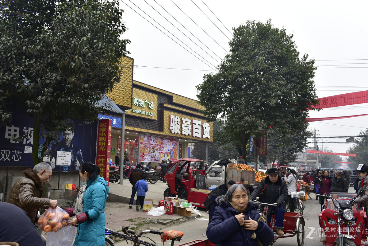 广汉南兴镇2017年1月春节场景