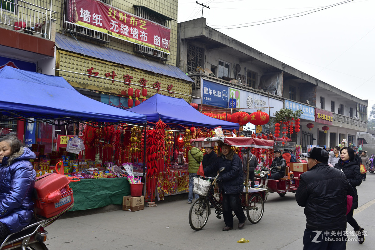 广汉南兴镇2017年1月春节场景