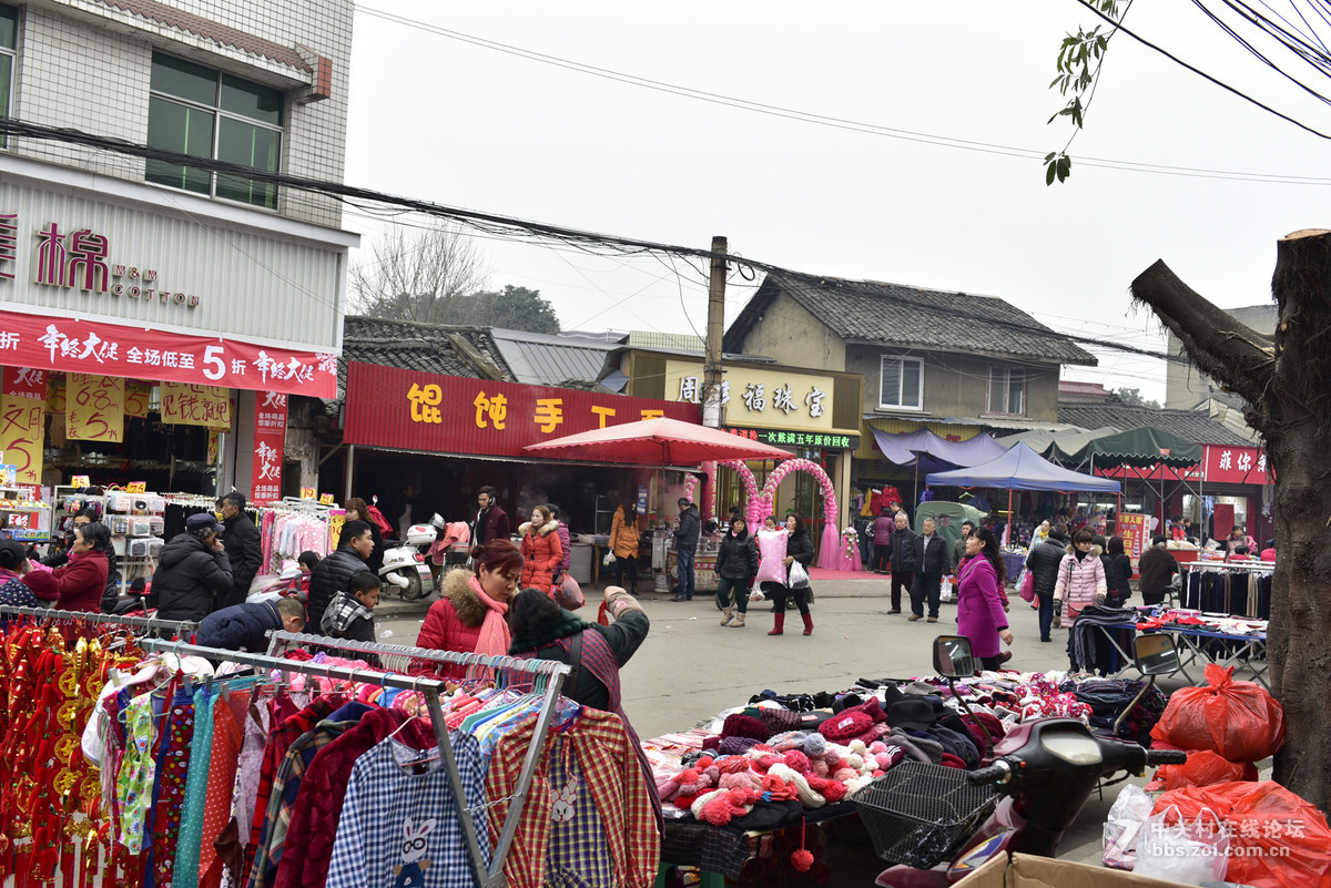 广汉南兴镇2017年1月春节场景