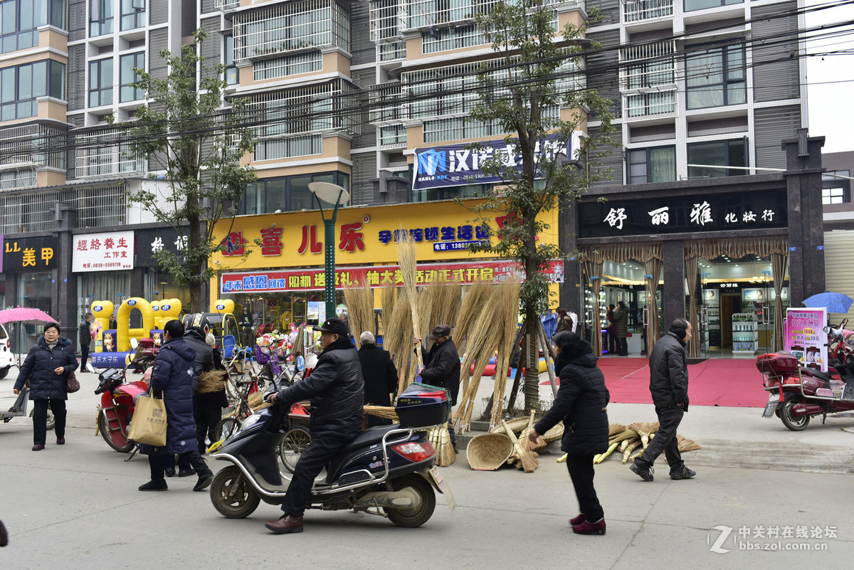 广汉南兴镇2017年1月春节场景