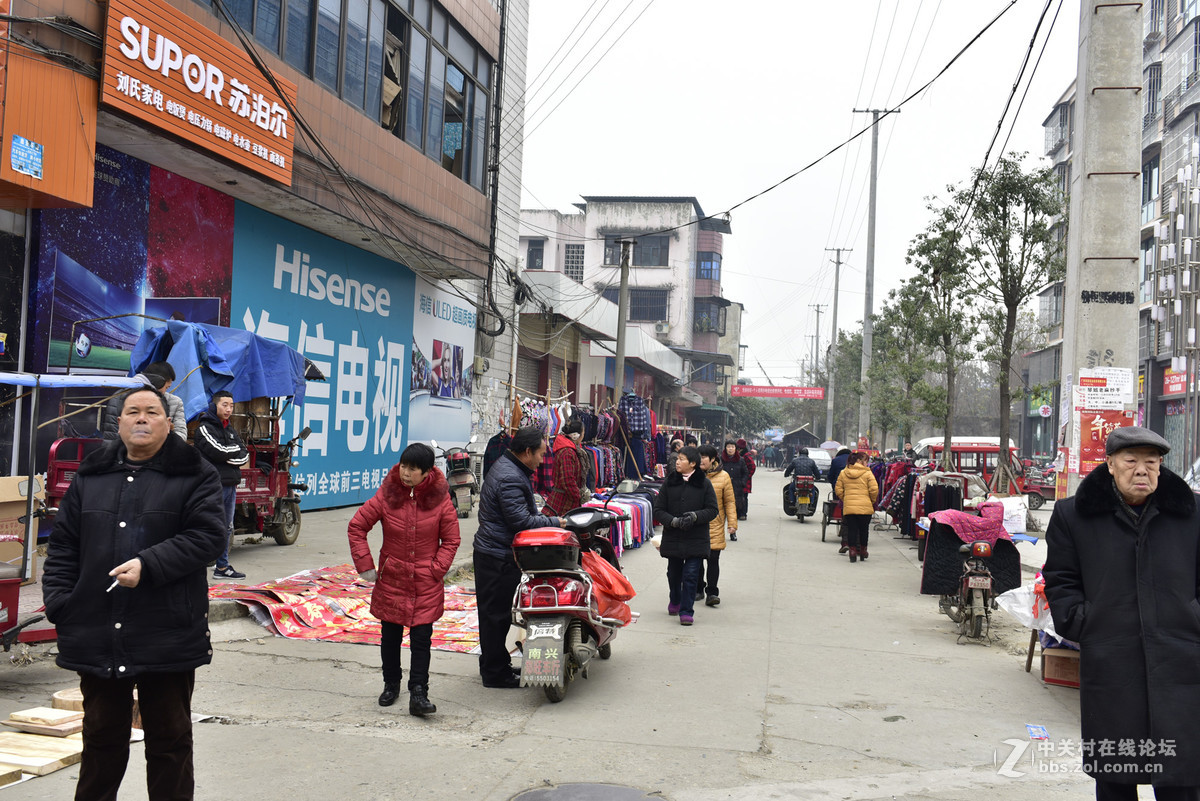广汉南兴镇2017年1月春节场景