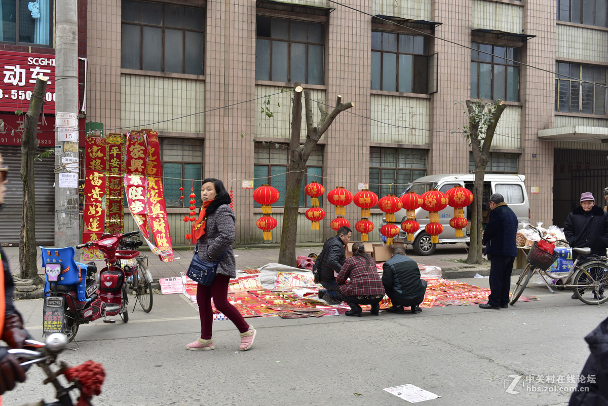 广汉南兴镇2017年1月春节场景