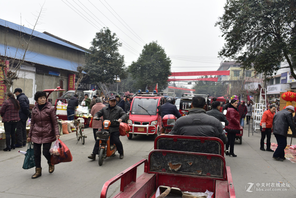广汉南兴镇2017年1月春节场景
