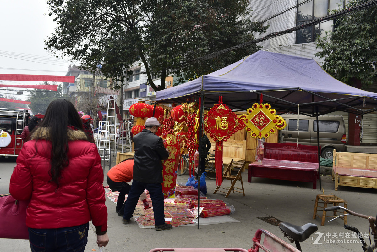 广汉南兴镇2017年1月春节场景