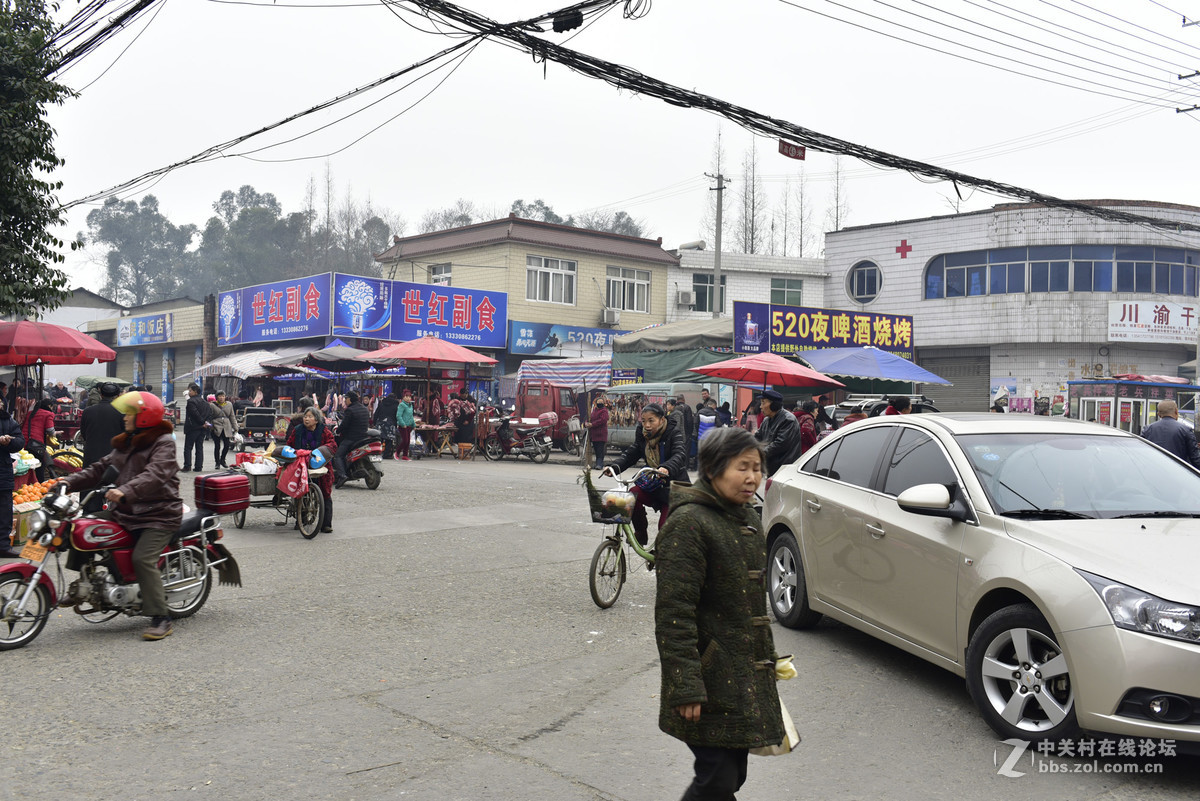 广汉南兴镇2017年1月春节场景