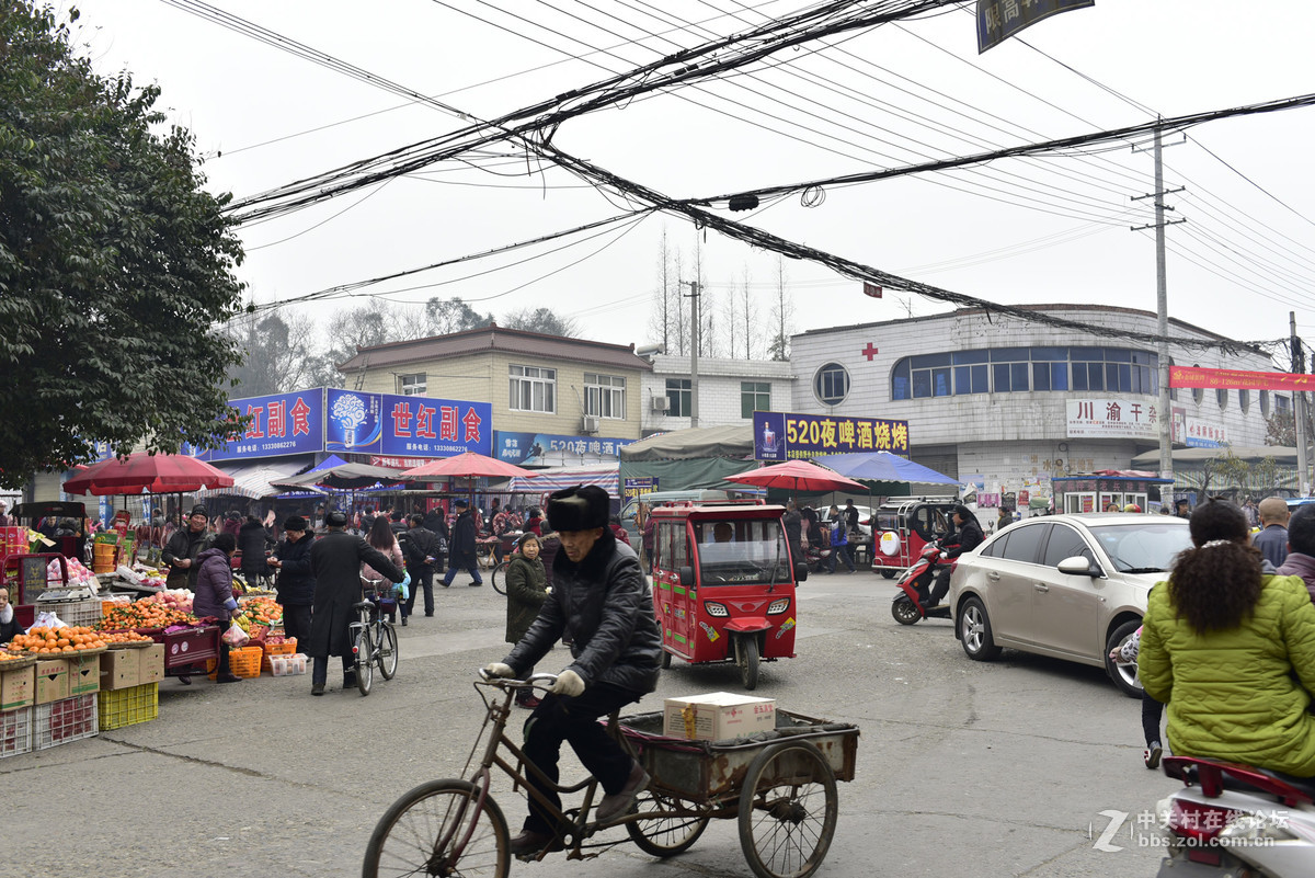 广汉南兴镇2017年1月春节场景