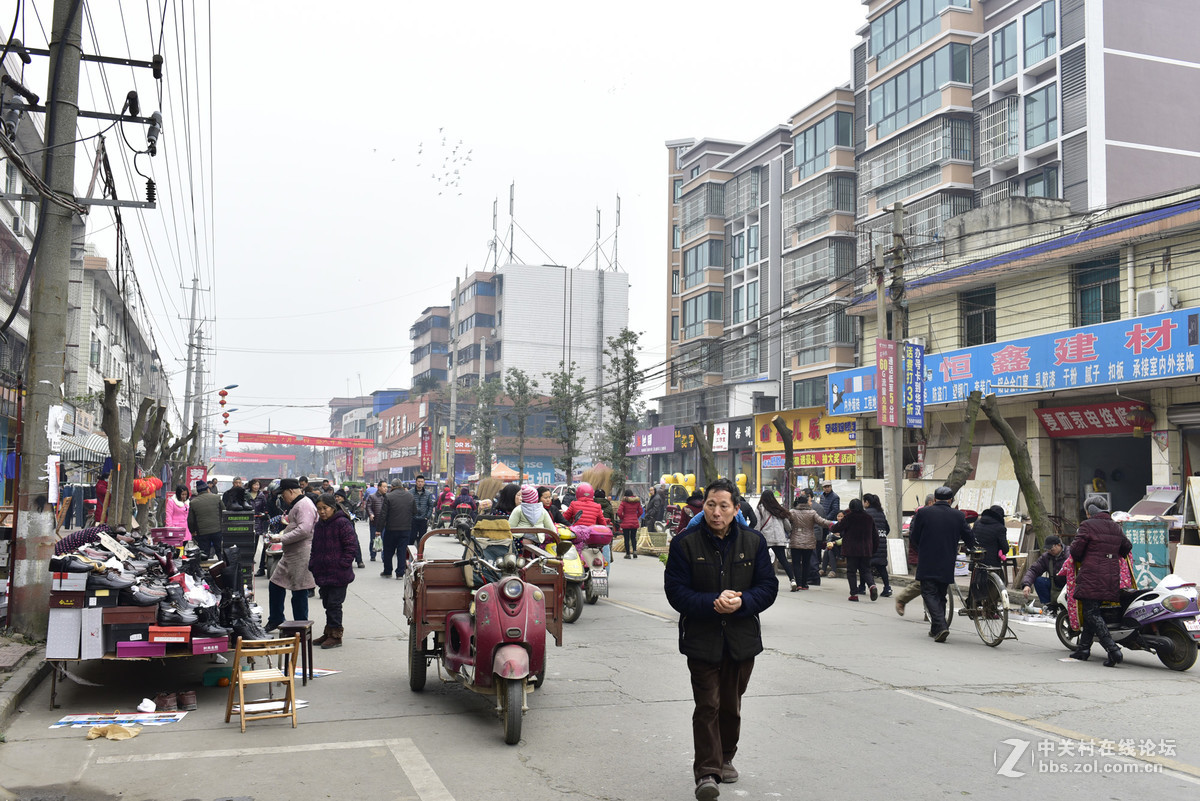 广汉南兴镇2017年1月春节场景
