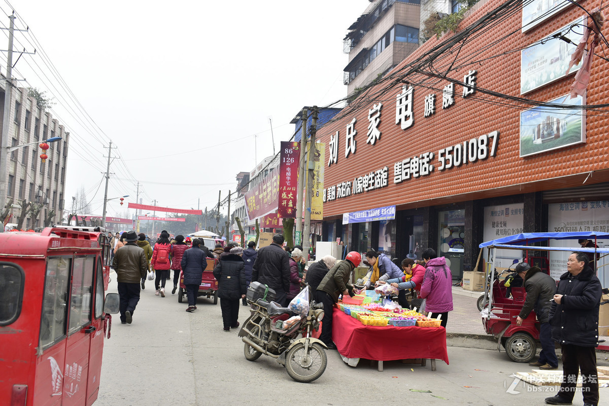 广汉南兴镇2017年1月春节场景