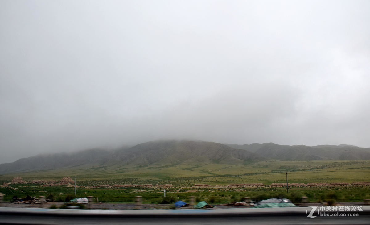 2017夏 长沙到喀什（25）祁连山上雨加雪